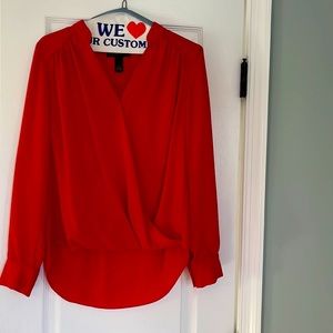 INC Women’s red blouse